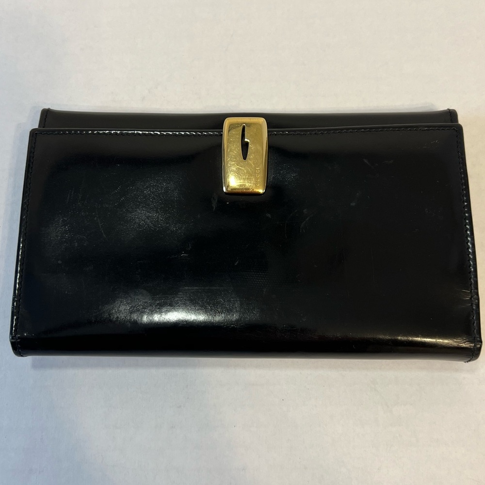 Gucci patent leather long wallet Tom Ford era